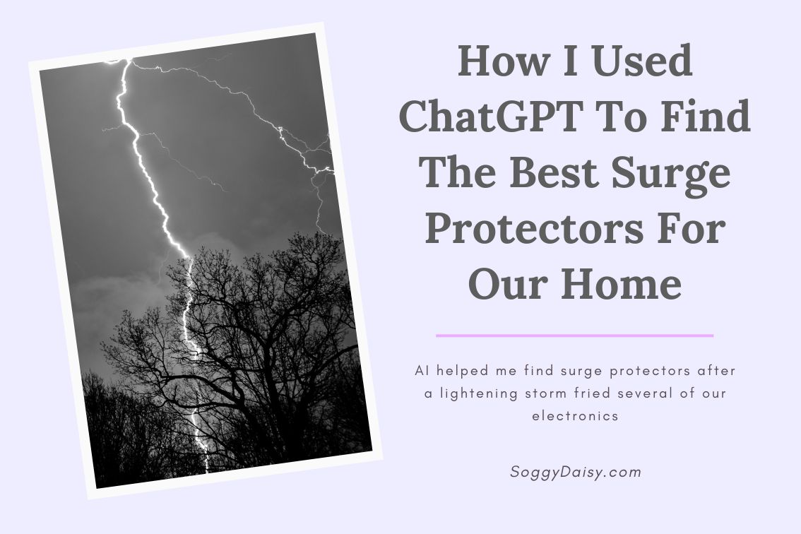 ChatGPT helped me during my research for surge protectors